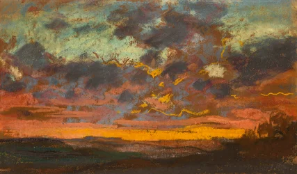Solnedgång, ca 1868