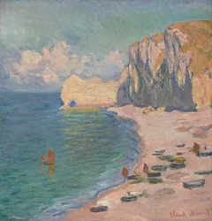 Étretat: Stranden och Falaise d