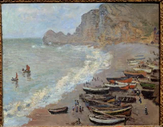 Etretat: stranden och Porte d