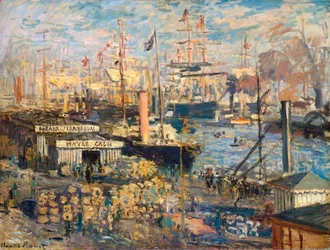 Grand Quay i Havre, 1872.
