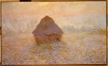 Höstackar, Sol i dimman