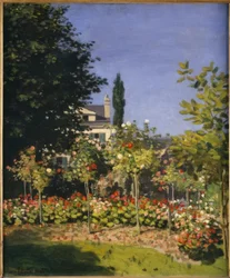 Trädgården i blom