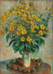 Jordärtskocksblommor