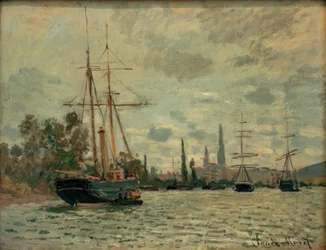La Seine à Rouen (Seine i Rouen)