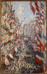 Rue Montorgeuil, Paris. Högtiden den 30 juni 1878
