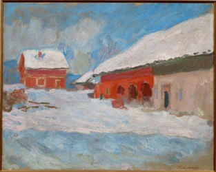 De röda husen i Björnegaard (Norge)