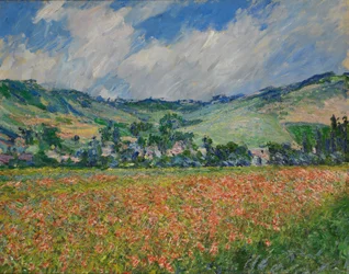 Vallmofält vid Giverny, 1885