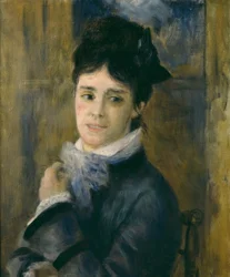 Porträtt av Madame Claude Monet