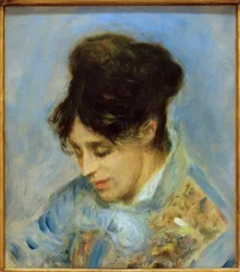 Porträtt av Madame Claude Monet