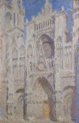 Katedralen i Rouen: Portalen (solljus), 1894