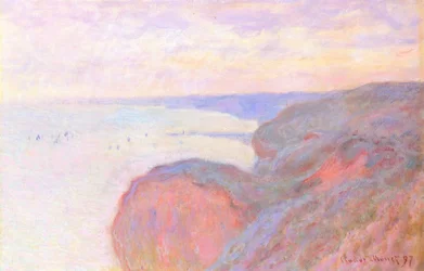 På Falaise nära Dieppe, mulen himmel