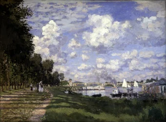 The Argenteuil Basin - av Claude Monet