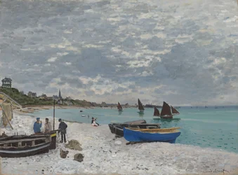 Stranden vid Sainte-Adresse