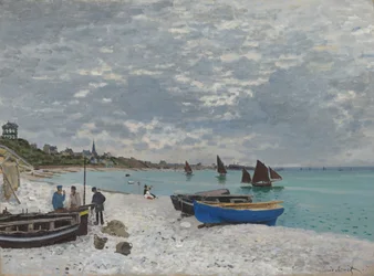 Stranden i Sainte-Adresse, 1867.