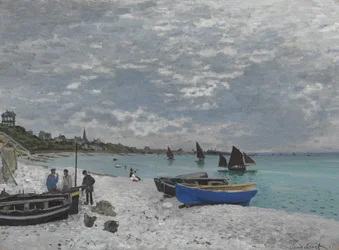 Stranden vid Sainte-Adresse, 1867