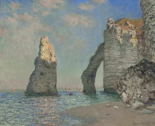 Klipporna vid Étretat, 1885