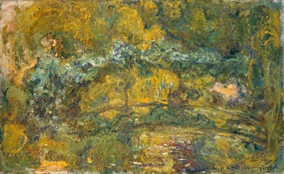 Gångbron över näckrosdammen, 1919