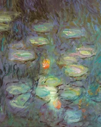 The Nympheas: Morning (detalj)
