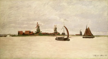 Den yttre hamnen i Zaandam, 1871