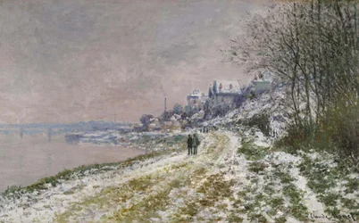 The Path Toward Epinay, Snow Effect, 1875