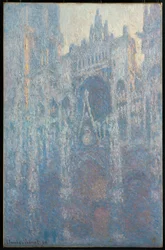 The Portal of Rouen Cathedral in Morning Light