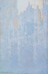 Rouen-katedralen, portalen, morgondimma, 1894