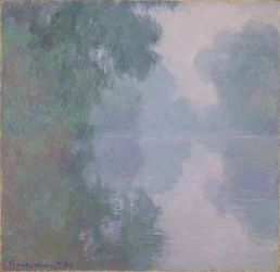 Seine vid Giverny, morgondimmor, 1897