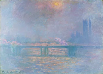 Themsen med Charing Cross Bridge