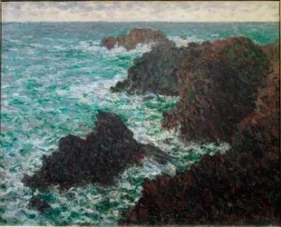 Klipporna i Belle-Ile, den vilda kusten