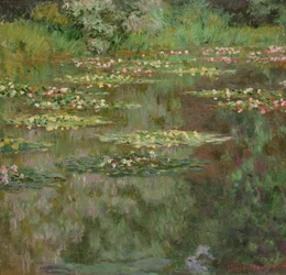 Näckrosor eller näckrosdammen (Nymphéas) 1904 (olja på duk)