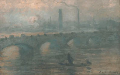 Waterloo Bridge, dimmig morgon