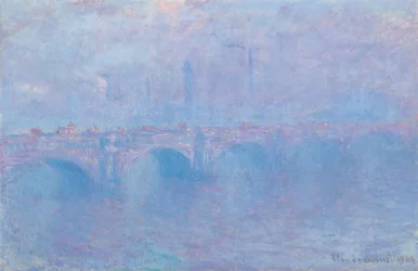 Waterloo Bridge, effekt av brouillard