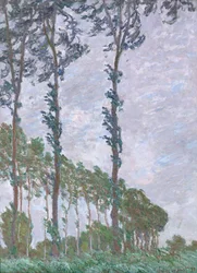 Wind Effect, Series of the Poplars, 1891