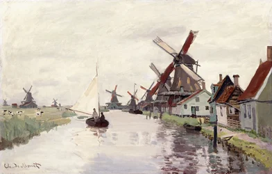 Väderkvarn i Holland, 1871
