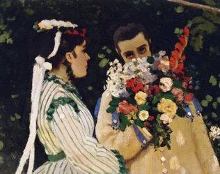 Kvinnor i trädgården av Claude Monet