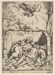 St. Peter och St. Pauls död Saint Peter och Saint Paul i graven, 1600-talet.