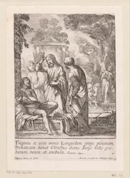 Läkning av mannen vid poolen i Bethesda Miracula Domini Nostri Jesu Christi (serietitel) Miracles of Christ (serietitel)