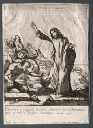 Jesu Kristi mirakel: Kristus befriar de besatta.