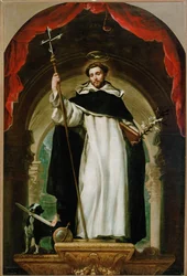 Saint Dominic de Guzman (målning på duk)