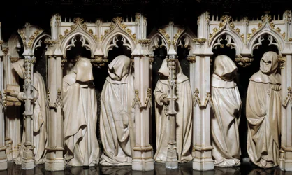 Botgörarna vid Filip den djärves grav (1342-1404), skulptur av Claus Sluter (1350-1406), 1400-talet. Dijon, Konstmuseet