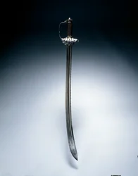 Jaktsvärd, ca 1630 (stål och trä)