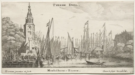 Olika fartyg och utsikt över Amsterdam (Verscheÿde Ships and Gesichten van Amstelredam), del II