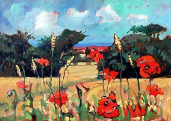 Kent Poppies, 2007 (akryl på duk)