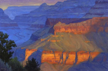 Grand Canyon i skymningen
