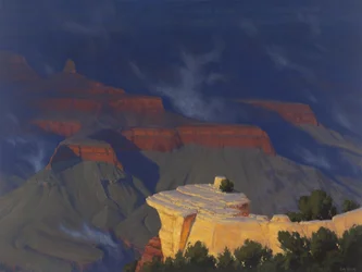 Grand Canyon i gyllene sken