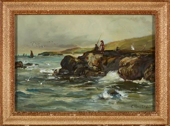 En dags fiske (olja ombord)