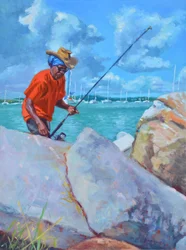 Red Fisherman, 2019