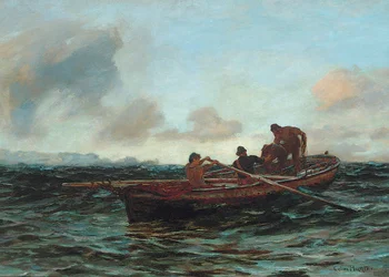 Laddar fångsten