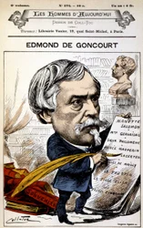 Edmond de Goncourt - av Coll-Toc (Coll Toc), i "" Les Hommes d