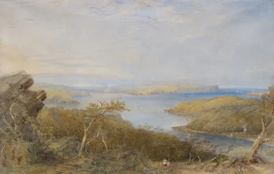 North Head från ovanför Balmoral, Sydney Harbour